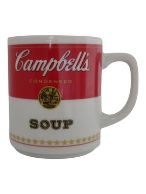 Vintage Mug 80s Campbell's Soup Porcelain Corning